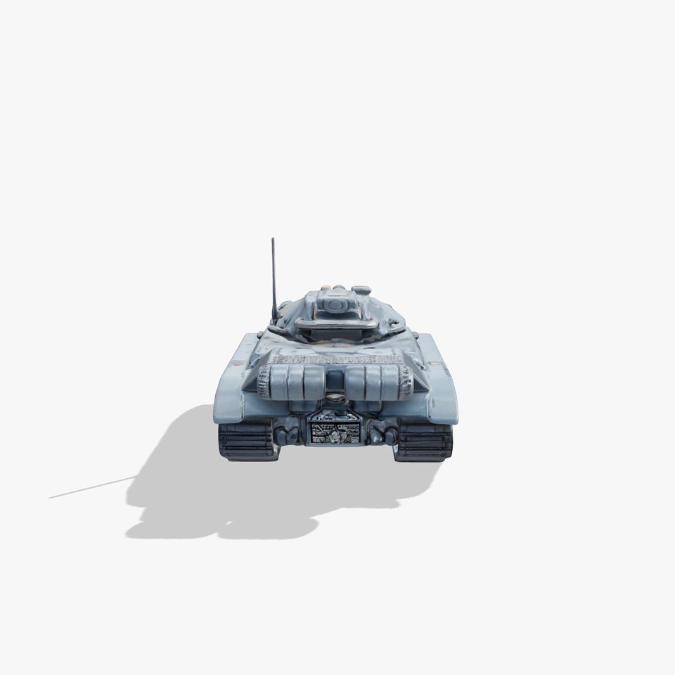 Futuristic Battle Tank Model Pack for Rendering and Games